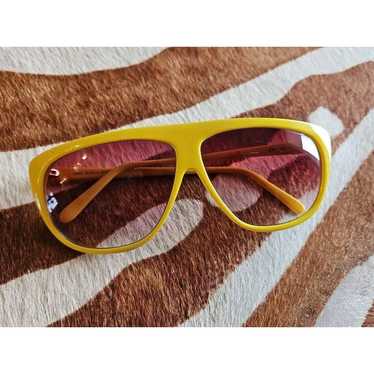 Vintage Anne Klein for Riviera Sunglasses Yellow I