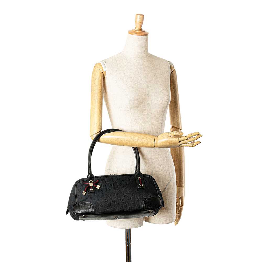 Black Gucci GG Canvas Princy Shoulder Bag - image 7