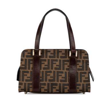 Brown Fendi Zucca Canvas Handbag