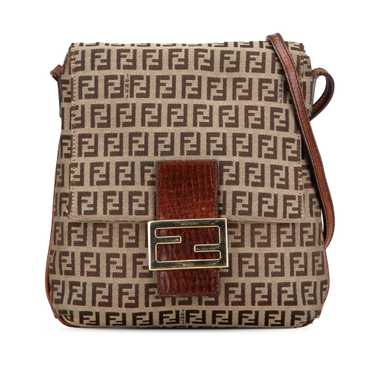 Brown Fendi Zucchino Canvas Crossbody