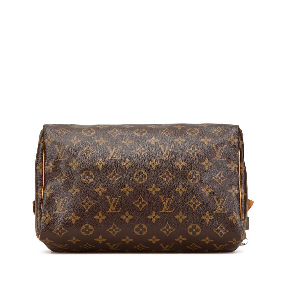 Brown Louis Vuitton Monogram Speedy 30 Boston Bag - image 3