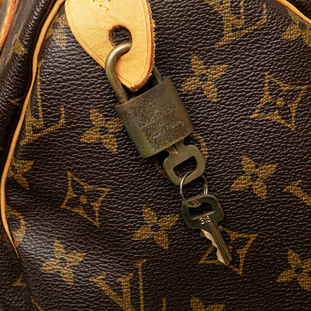 Brown Louis Vuitton Monogram Speedy 30 Boston Bag - image 7