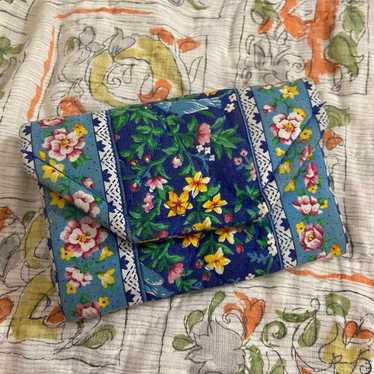 Vera Bradley Blue Green Floral Wallet