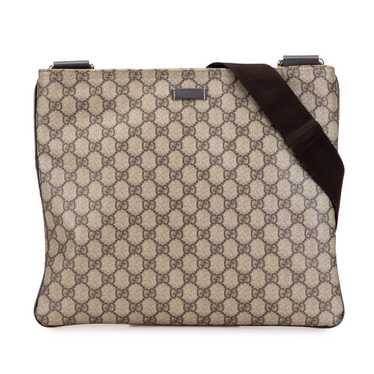 Brown Gucci GG Supreme Crossbody