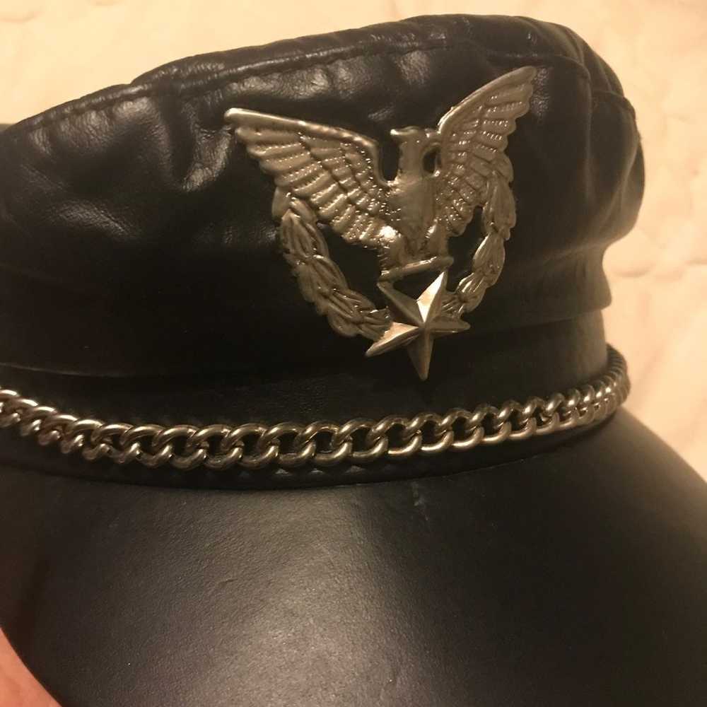 Authentic Vintage 1970s Leather Biker Ca - image 8