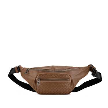 Brown Bottega Veneta Nappa Intrecciato Belt Bag