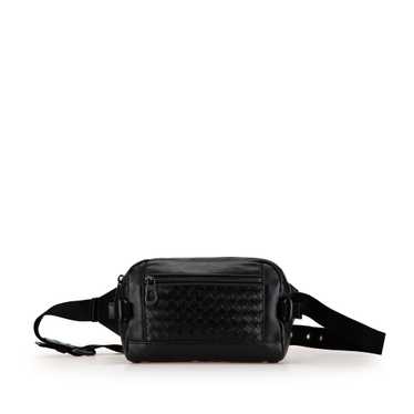 Black Bottega Veneta Nappa Intrecciato Belt Bag