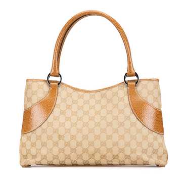 Tan Gucci GG Canvas Tote