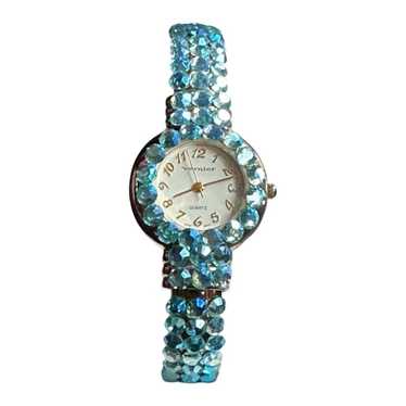 Vintage Vernier Baby Blue Swarovski Crystal Bracel