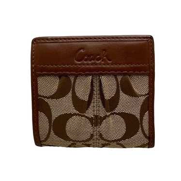 Vintage COACH y2k Brown Small Wallet