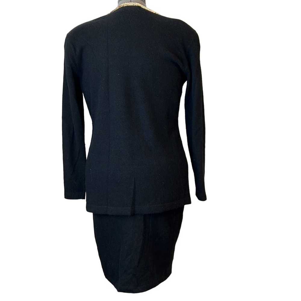 Women’s Vintage wool angora 2 piece formal holida… - image 2