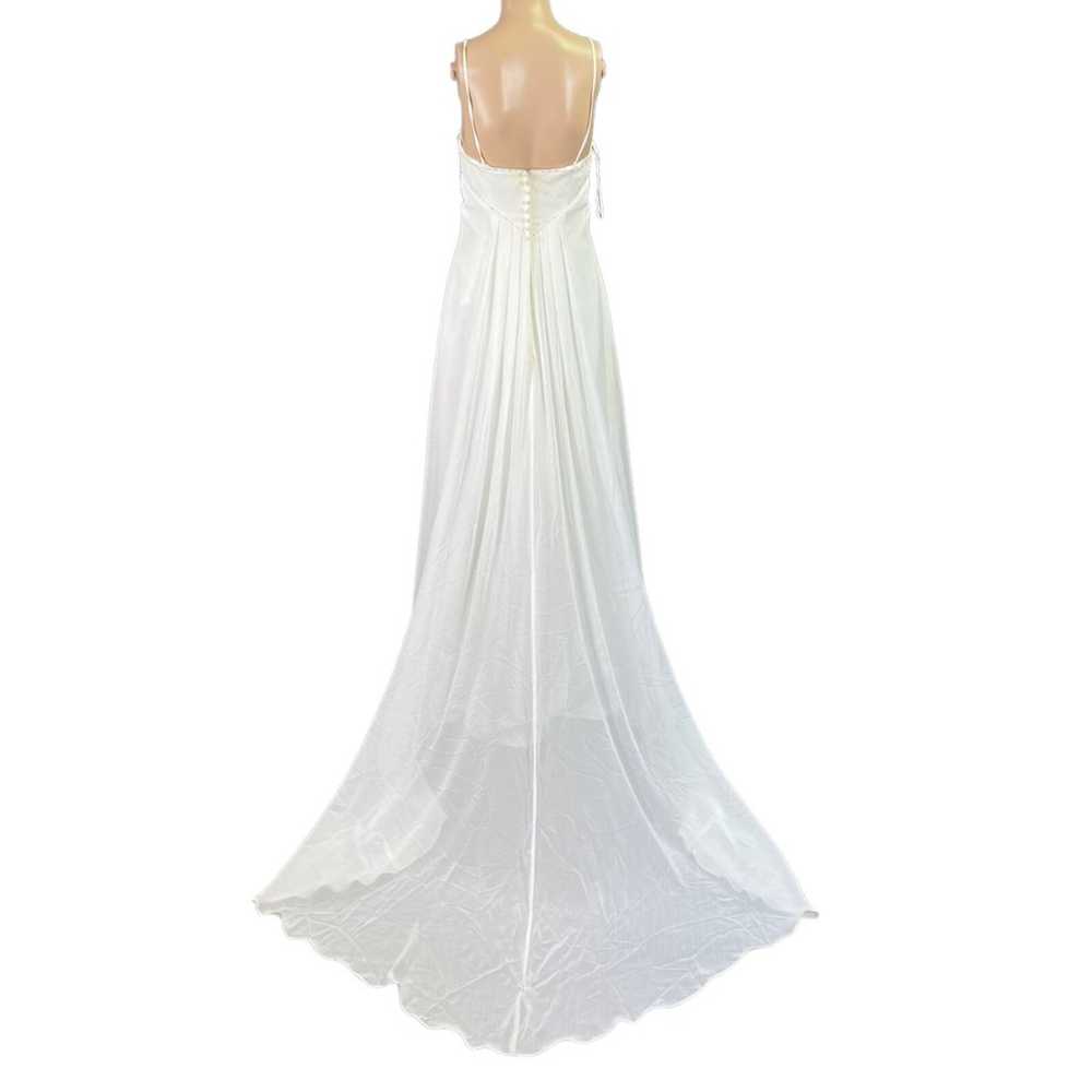 Bonny Womens Wedding Gown Dress Sheer Layered Sle… - image 10