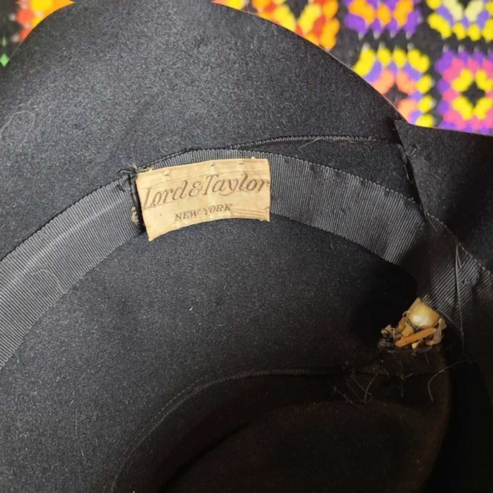 Vintage Lord & Taylor feather hat - image 8