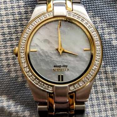 vintage gold and silver ladies watch - image 1