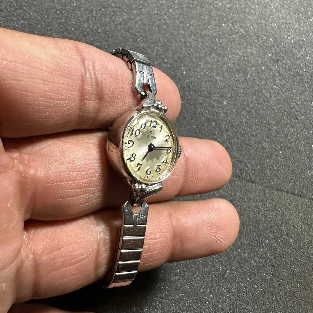 Vintage Elgin Ladies Cocktail Watch 10K R.G.P Bez… - image 5