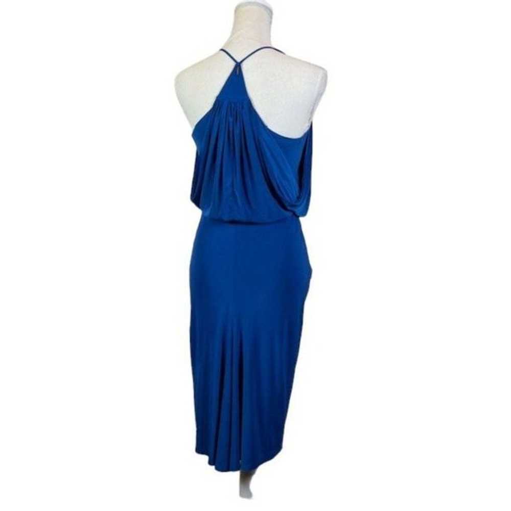 MISA Los Angeles Blue Domino Dress Built In Bra C… - image 5