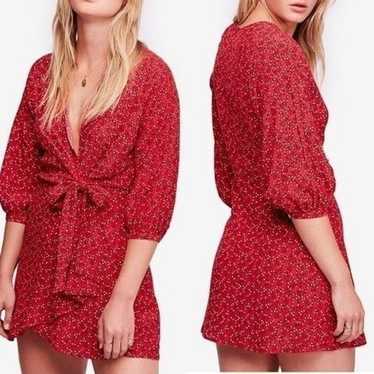 Free People Clara Floral Tunic/Dress Sm - image 1