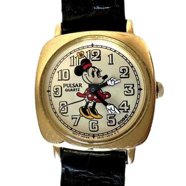 Vintage Pulsar Disney Minnie Mouse Watch V810-089… - image 1