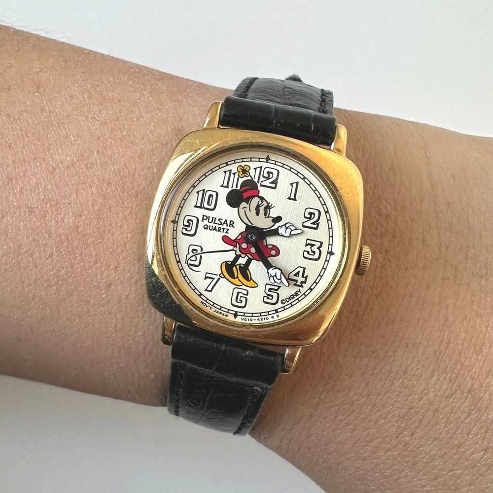 Vintage Pulsar Disney Minnie Mouse Watch V810-089… - image 2