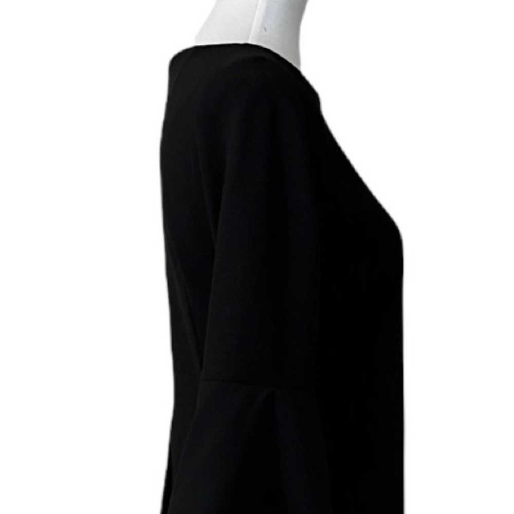 Calvin Klein Black Bell Sleeve Sheath Dress Cockt… - image 7