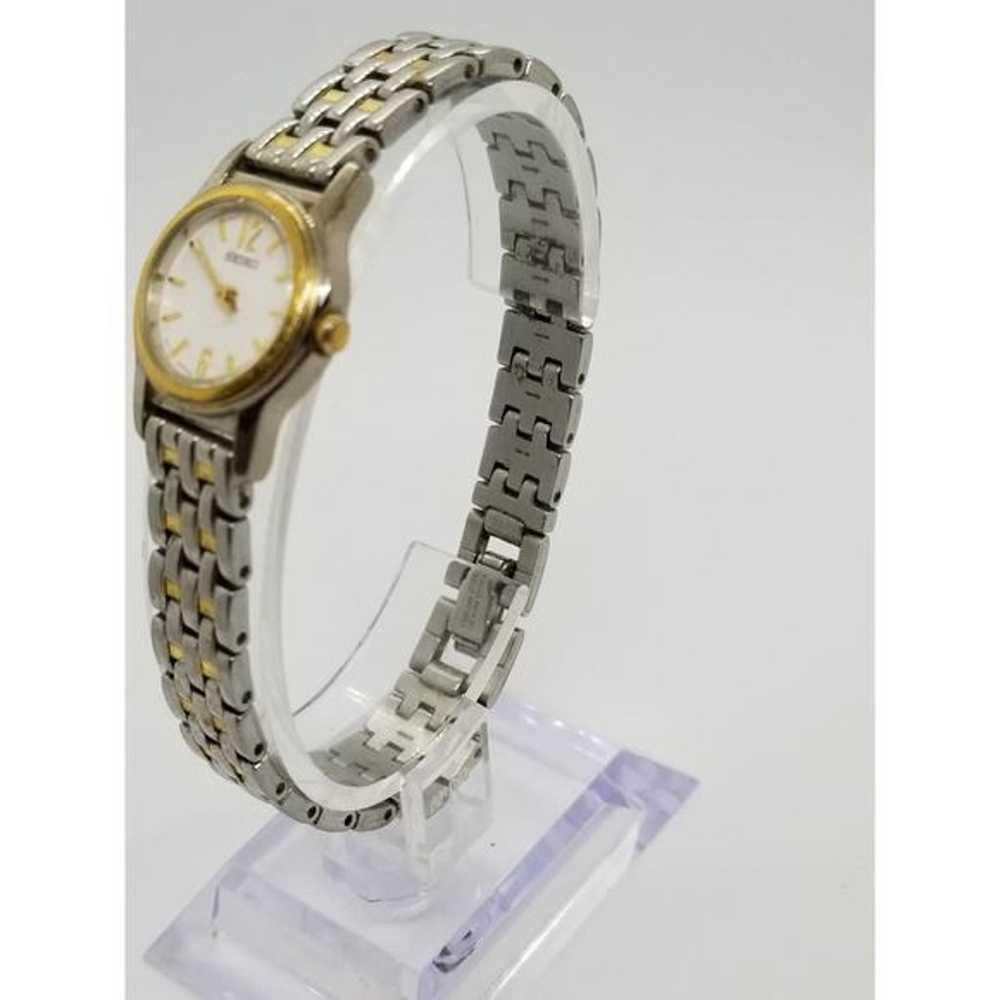 Vintage Seiko Women's Watch 20mm 1n01-0gd0 - image 7