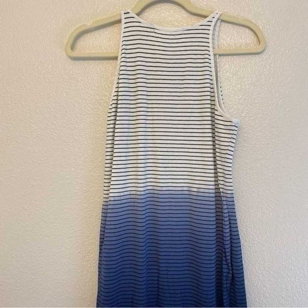 Athleta Sun Kissed Striped blue ombre long Midi D… - image 3