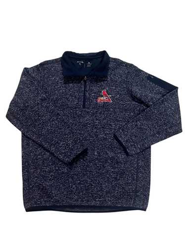 Antigua St. Louis Cardinals Antigua 1/4 Zip Pullov