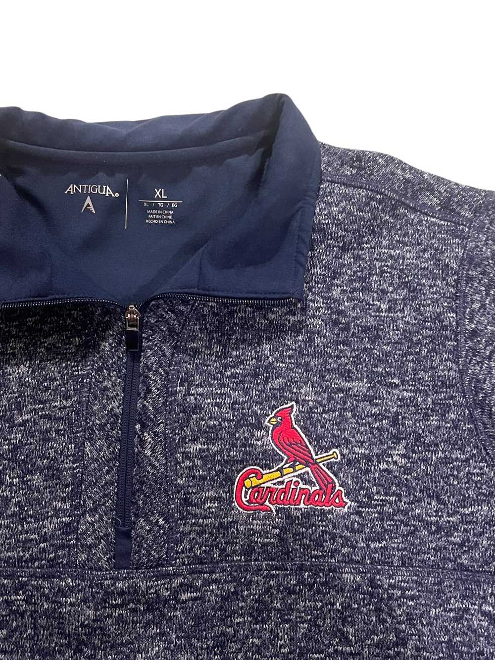 Antigua St. Louis Cardinals Antigua 1/4 Zip Pullo… - image 2