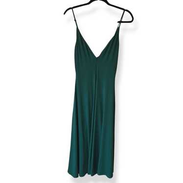 Reformation V Neck Jersey Sleeveless Midi Dress S… - image 1