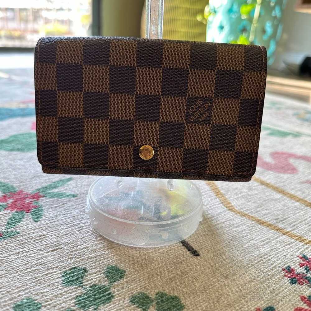 Authentic Louis Vuitton Damier Porte Monnaie Bill… - image 1