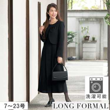 Black formal long dress size 9. - image 1