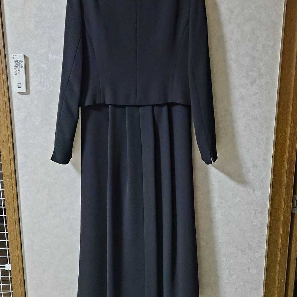 Black formal long dress size 9. - image 7