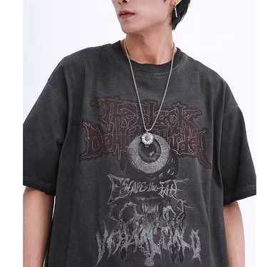 Japanese Brand × Streetwear × Tee Evil Eye Print … - image 1