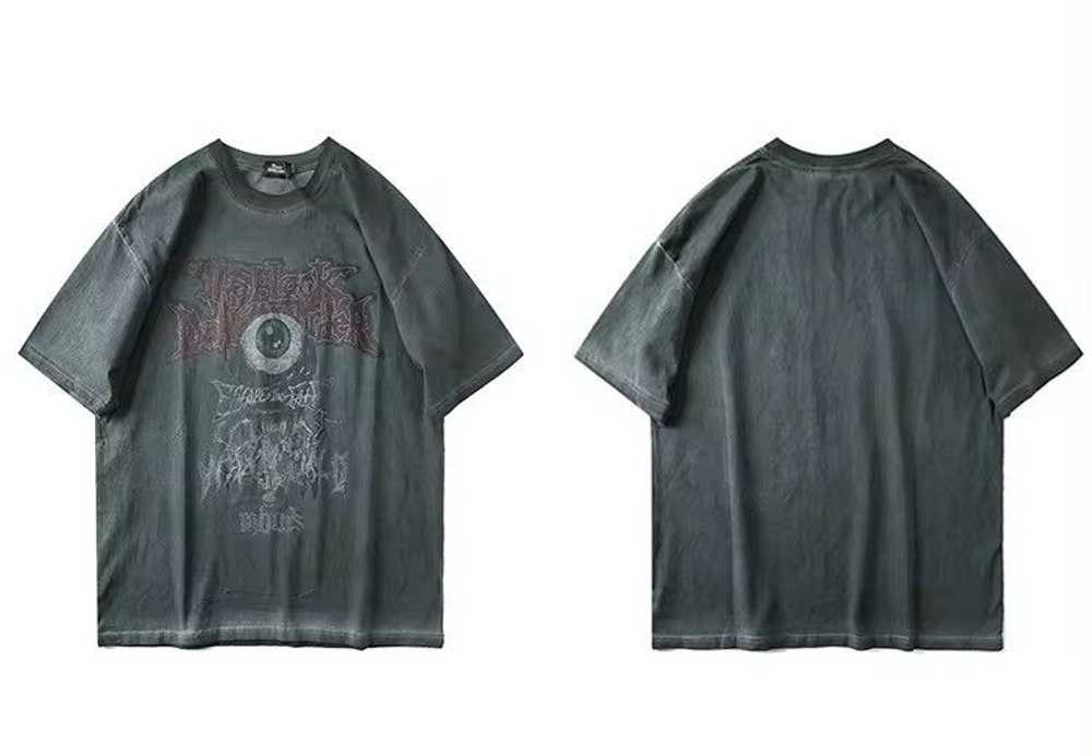 Japanese Brand × Streetwear × Tee Evil Eye Print … - image 6