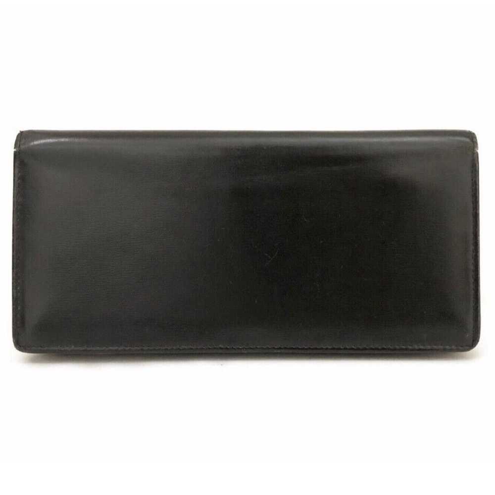 Authentic Black Cartier Pasha Leather Long Bifold… - image 8