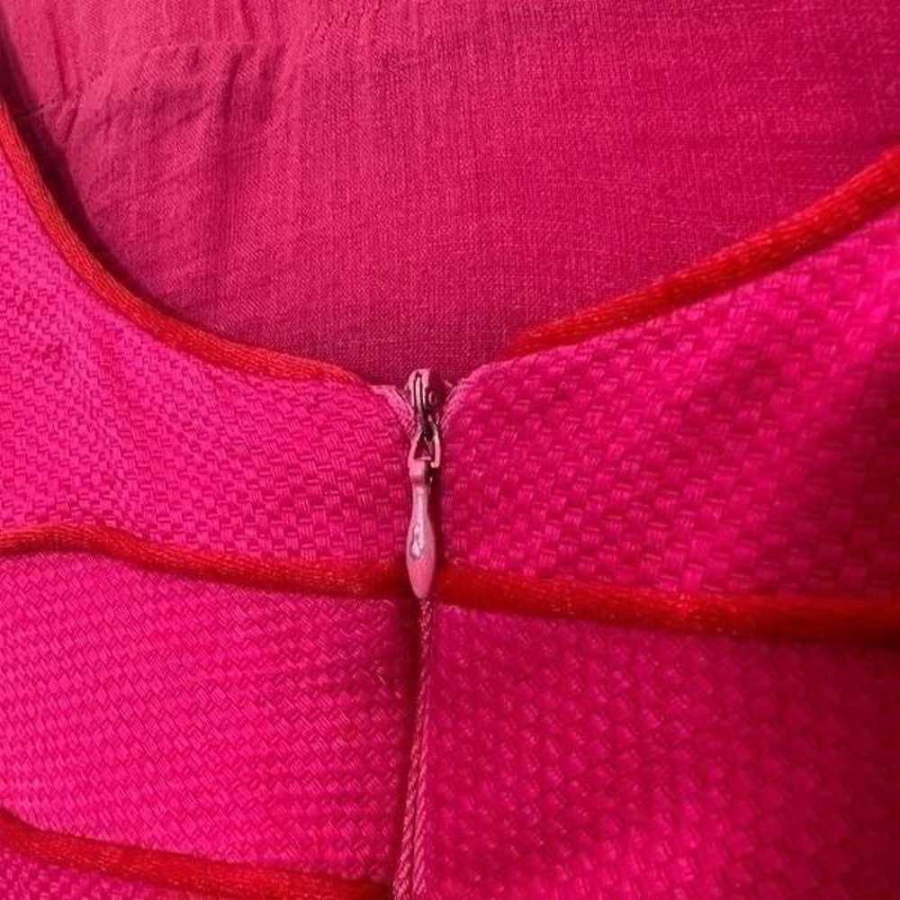 Dress the Population Fuchsia Pink Fit and Flare M… - image 12