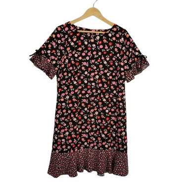 Talbots Women's Short Sleeve Floral Shift Dress S… - image 1