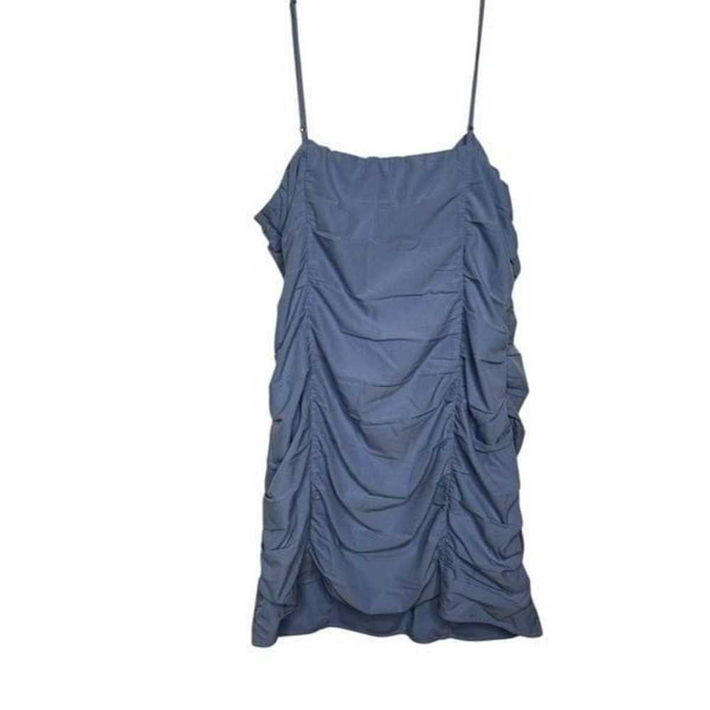 Abercrombie & Fitch Light Blue Ruched Mini Dress … - image 7