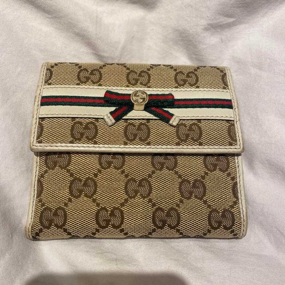 GUCCI Vintage Ribbon Wallet/Purse - image 2