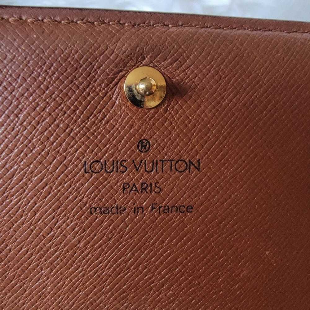 Louis Vuitton monogram compact zip wallet on chain - image 6