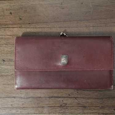 Mark Cross Maroon Vintage Clutch