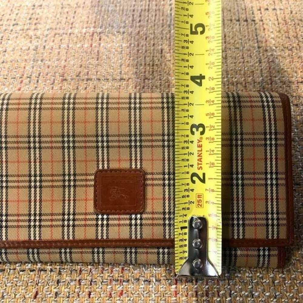 BURBERRY Plaid Canvas Brown Leather Credit Card I… - image 8