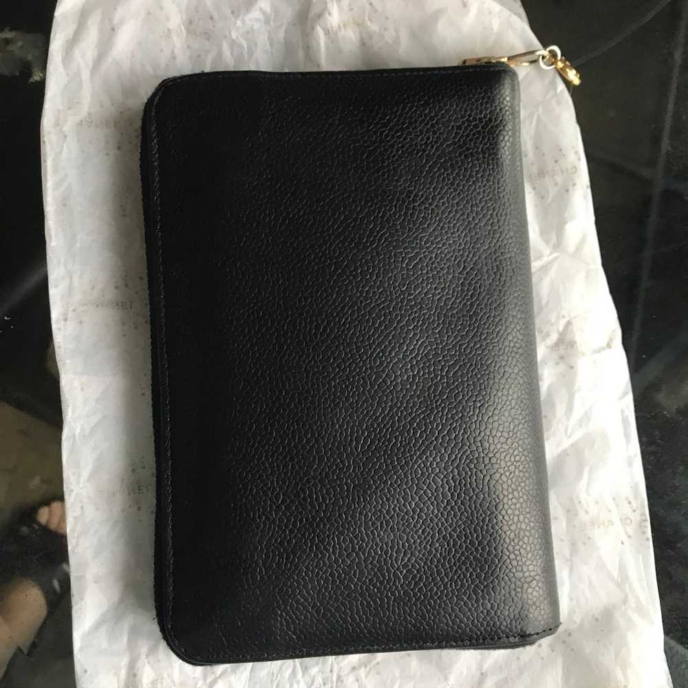 Chanel Vintage Zippered Large Wallet Clutch - image 5