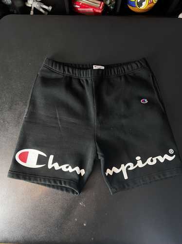 Champion × Supreme Supreme Champion Sweatshort Bla