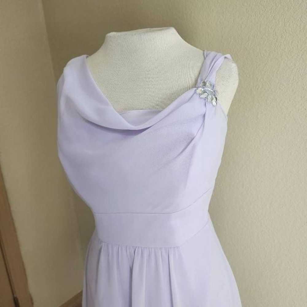 B2 Jasmine lavender chiffon dress 6 - image 2