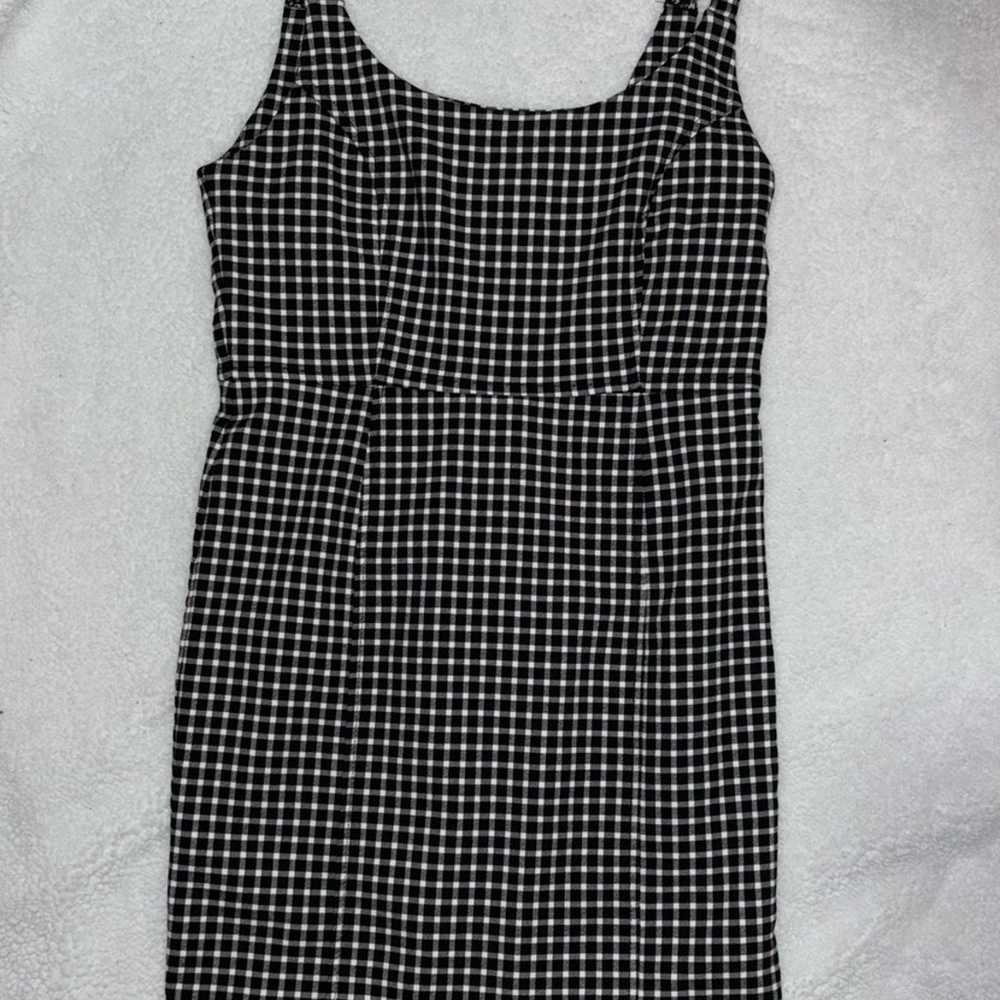 Forever21 Black and White Checkered Dress - image 1