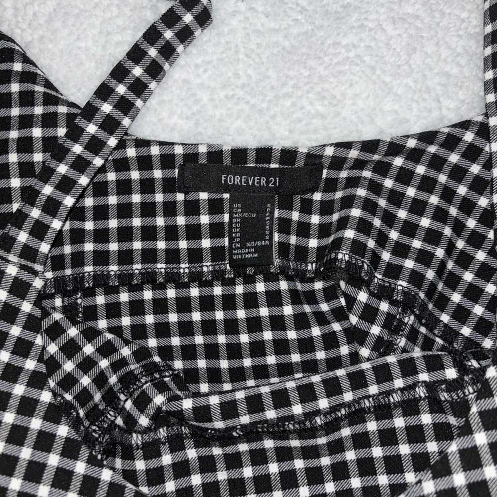 Forever21 Black and White Checkered Dress - image 3