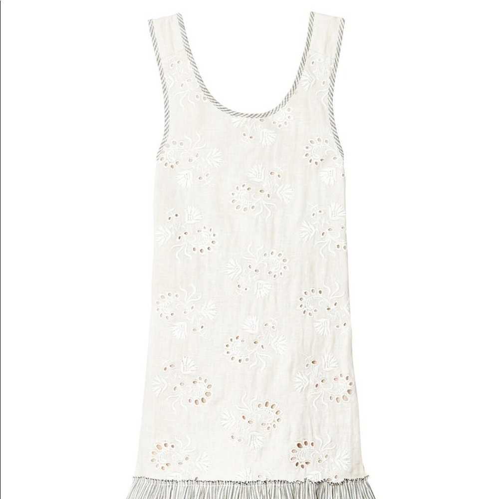 REBECCA TAYLOR Magic Garden Eyelet Tiered Linen T… - image 5