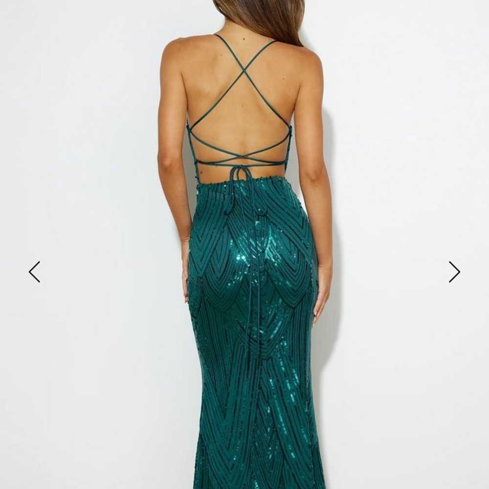 Emerald sequin maxi dress - hello Molly - image 3