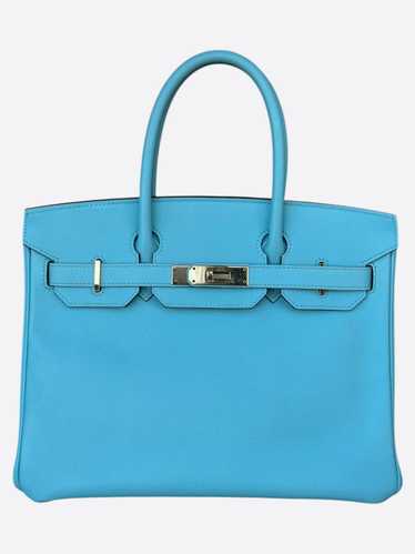 Hermes Hermes Blue Atoll Epsom Birkin 30